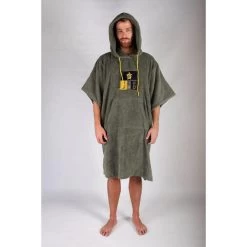Poncho De Surf Vert | 100% Coton | Taille Unique | Unisexe | Avec Manches -Série Surf poncho de surf vert 100 coton taille unique unisexe avec manches 4