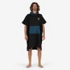 Poncho Surf Adulte - 500 Noir -Série Surf poncho surf adulte 500 noir