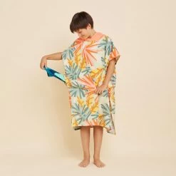 Poncho Surf Enfant 135 à 160 Cm - 550 Jungle -Série Surf poncho surf enfant 135 a 160 cm 550 jungle 4