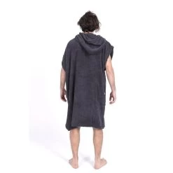 Poncho Surf | Gris | Sans Manches | Grande Taille -Série Surf poncho surf gris sans manches grande taille 3
