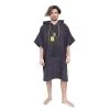 Poncho Surf Gris | Taille Unique | 100% Coton | Unisexe | Avec Manches -Série Surf poncho surf gris taille unique 100 coton unisexe avec manches