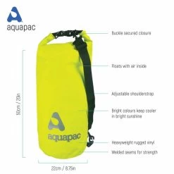 Aquapac Sac étanche 25L Heavyweight Avec Bandoulière Vert Acide -Série Surf sac etanche 25l heavyweight avec bandouliere vert acide 2