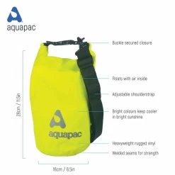 Aquapac Sac étanche 7L Heavyweight Avec Bandoulière Vert Acide -Série Surf sac etanche 7l heavyweight avec bandouliere vert acide 2