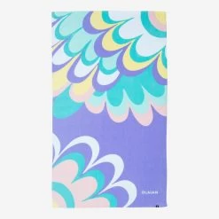 SERVIETTE L PRINT Flowy Parme 145x85 Cm -Série Surf serviette l print flowy parme 145x85 cm 3