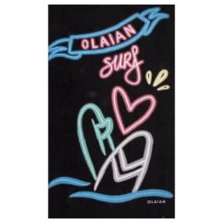 SERVIETTE L PRINT Neon 145x85 Cm
