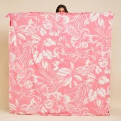 SERVIETTE PONCHO XXL Hawaian 190x190 Cm -Série Surf serviette poncho xxl hawaian 190x190 cm 3