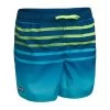 Short De Bain 100 Kid Rayé Turquoise -Série Surf short de bain 100 kid raye turquoise