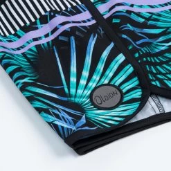 Short De Bain Garçon - 500 Palmsand Noir 11 Short De Bain Garçon - 500 Palmsand Noir -Série Surf short de bain garcon 500 palmsand noir 3