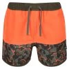 Regatta Short De Bain SERGIO Enfant (Orange Vif / Vert Kaki Sombre) -Série Surf short de bain sergio enfant orange vif vert kaki sombre