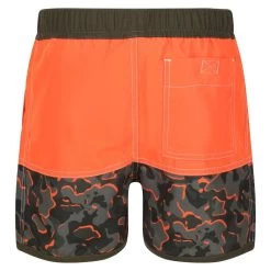 Regatta Short De Bain SERGIO Enfant (Orange Vif / Vert Kaki Sombre) -Série Surf short de bain sergio enfant orange vif vert kaki sombre 2
