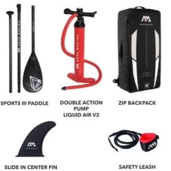 Aqua Marina Stand Up Paddle Gonflable – Beast 10'6" 15cm D'épaisseur Avec Pompe, Pagaie, -Série Surf stand up paddle gonflable beast 106 15cm depaisseur avec pompe pagaie 4