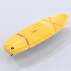 STAND UP PADDLE GONFLABLE DEBUTANT COMPACT S BLANC - JAUNE -Série Surf stand up paddle gonflable debutant compact s blanc jaune 3