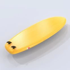 STAND UP PADDLE GONFLABLE DEBUTANT COMPACT S BLANC - JAUNE -Série Surf stand up paddle gonflable debutant compact s blanc jaune 4