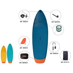 Stand Up Paddle Gonflable Taille S, Pour 1 Personne Jusqu'a 60 Kg. (8'/30"/5") -Série Surf stand up paddle gonflable taille s pour 1 personne jusqua 60 kg 8305 4