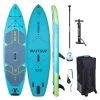SUP Gonflable Mako 10'5 - 318x81x15 Cm (10'5x32x6") - DropStitch - MAX 115 Kg -Série Surf sup gonflable mako 105 318x81x15 cm 105x32x6 dropstitch max 115 kg