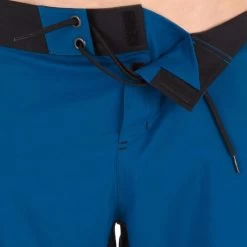Surf Boardshort Long 500 Uni Blue -Série Surf surf boardshort long 500 uni blue 4