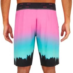 Surf Boardshort Long 900 Grungy Pink. -Série Surf surf boardshort long 900 grungy pink 3