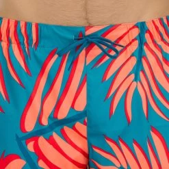 Surf Boardshort Standard 100 BIGPALM BLUE -Série Surf surf boardshort standard 100 bigpalm blue 5