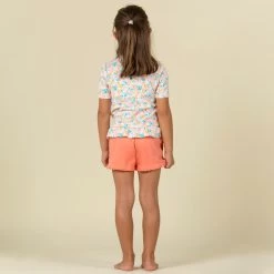 T-shirt Anti UV Bébé Manches Courtes Imprimé Fleurs -Série Surf t shirt anti uv bebe manches courtes imprime fleurs 2