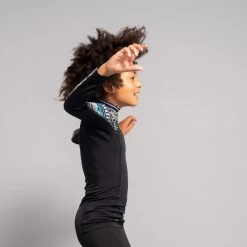 Top Solaire Garçon Manche Longue Noir -Série Surf top solaire garcon manche longue noir 2