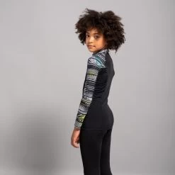 Top Solaire Garçon Manche Longue Noir -Série Surf top solaire garcon manche longue noir 4