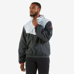 Tribord Vareuse Coupe-vent Voile Adulte Dinghy 100 Gris Foncé/gris Clair