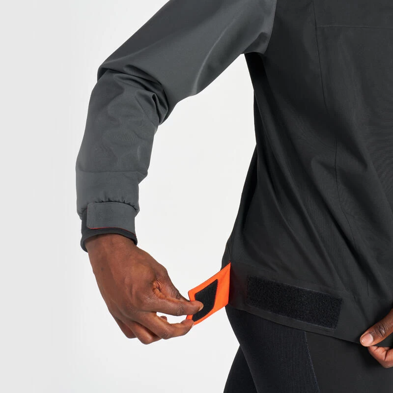 Tribord Vareuse Voile Kayak Coupe-vent Homme - 500 NOIR 8 Tribord Vareuse Voile Kayak Coupe-vent Homme - 500 NOIR – Image 6