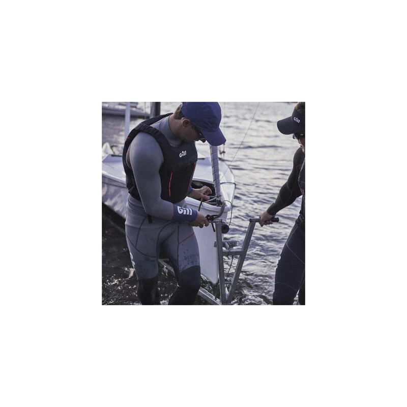 GILL Voile Combinaison De Zenlite 2mm Flatlock Skiff - Homme Gris 8 GILL Voile Combinaison De Zenlite 2mm Flatlock Skiff - Homme Gris – Image 6
