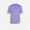 Water Tee Shirt Junior Manche Courte Ibiscus Violet 1 Water Tee Shirt Junior Manche Courte Ibiscus Violet -Série Surf water tee shirt junior manche courte ibiscus violet